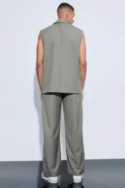 Cargo Pocket Wide Leg Trousers