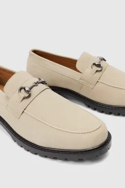 Chunky Snaffle Loafer In Taupe