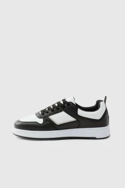 Contrast Chunky Trainers In Black