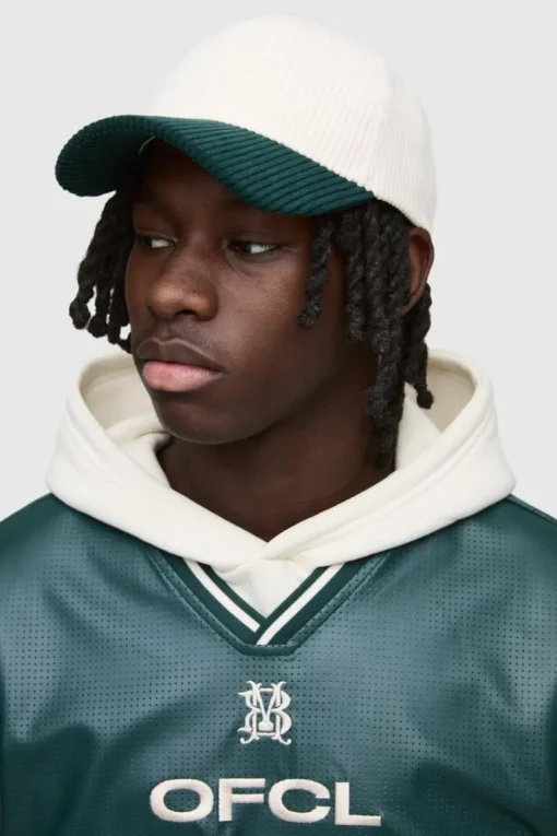 Cord Colour Block Cap