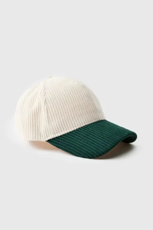 Cord Colour Block Cap