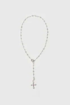 Cross Pendant Necklace In Silver