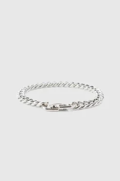 Cuban Chunky Chain Bracelet In Silver