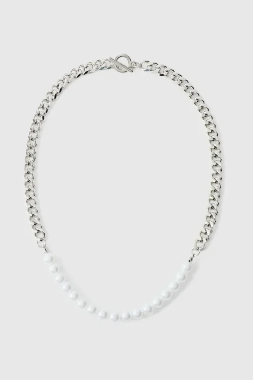 Cuban Link Pearl Chain