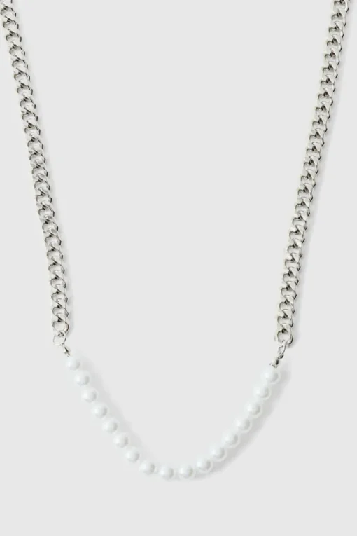 Cuban Link Pearl Chain