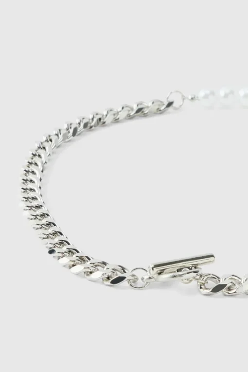 Cuban Link Pearl Chain