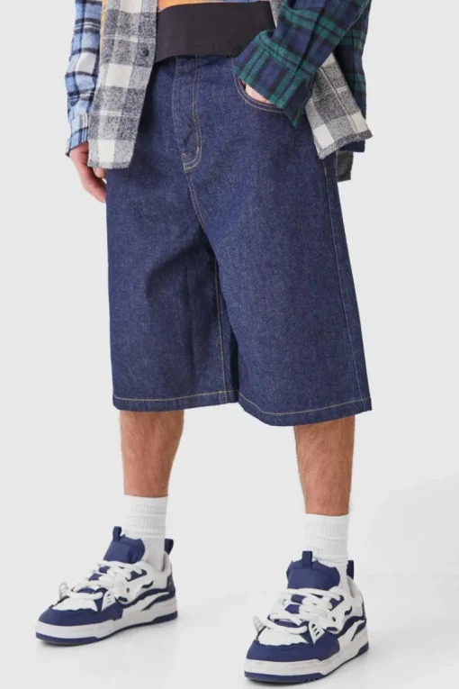 Denim Jorts In Indigo
