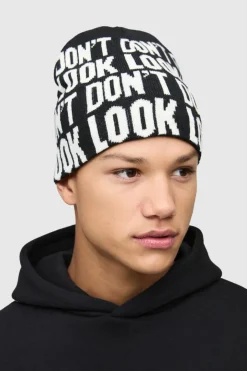 Don't Look Beanie