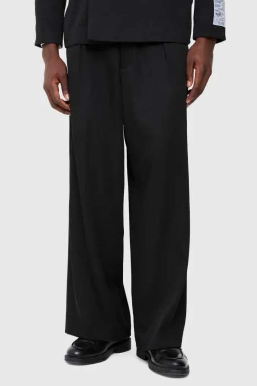 Double Fixed Waistband Parachute Trouser