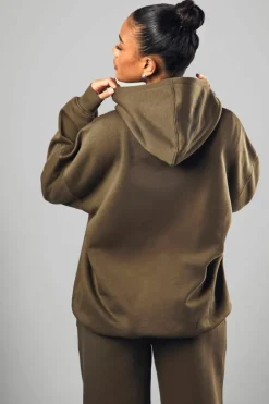 Dsgn Studio Towelling Applique Oversized Hoodie
