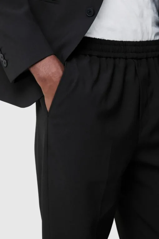 Elastic Waist Slim Tailored Jogger