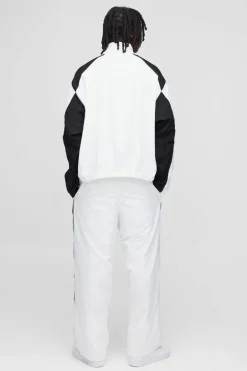 Elasticated Homme Parachute Trousers