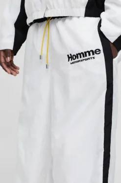 Elasticated Homme Parachute Trousers