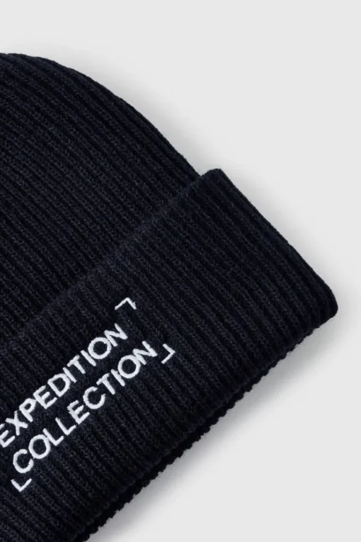Expedition Collection Embroidered Beanie In Black