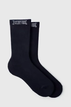 Expedition Collection Socks In Black
