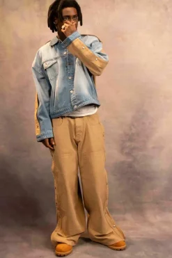 Extreme Baggy Rigid Double Layered Jeans