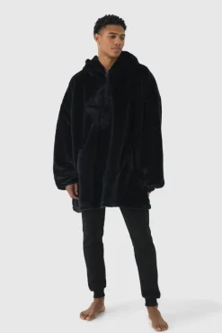 Extreme Oversized Zip Fleece Hoodie