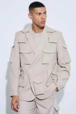 Extreme Pocket Oversized Blazer