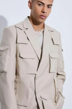 Extreme Pocket Oversized Blazer