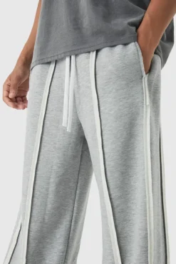 Extreme Wide Leg Exposed Seam Jogger