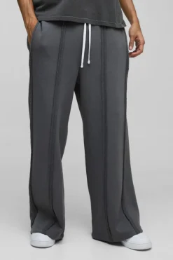 Extreme Wide Leg Exposed Seam Jogger