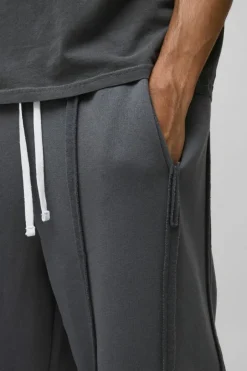 Extreme Wide Leg Exposed Seam Jogger
