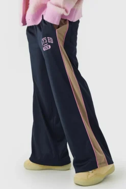 Extreme Wide Leg Graphic Tricot Joggers