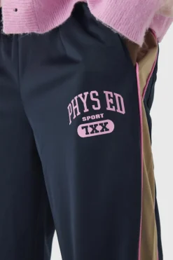 Extreme Wide Leg Graphic Tricot Joggers