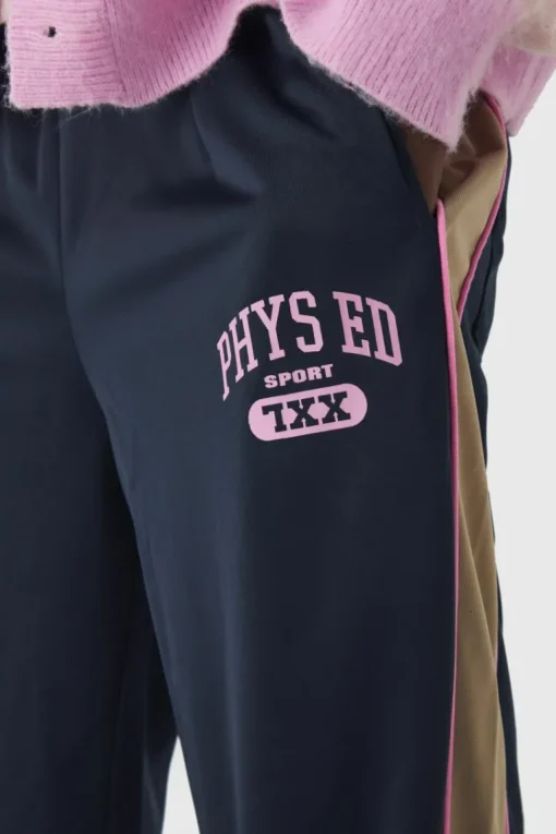 Extreme Wide Leg Graphic Tricot Joggers