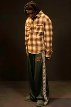 Extreme Wide Leg Graphic Tricot Joggers