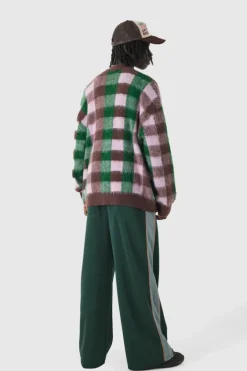 Extreme Wide Leg Graphic Tricot Joggers