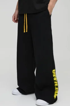 Extreme Wide Leg Official Pleated Gusset Jogger