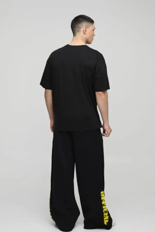 Extreme Wide Leg Official Pleated Gusset Jogger