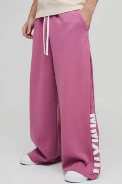 Extreme Wide Leg Pleated Gusset Jogger