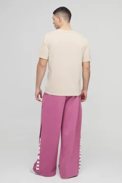 Extreme Wide Leg Pleated Gusset Jogger