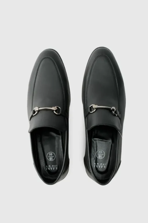 Faux Leather Suede snaffle loafer