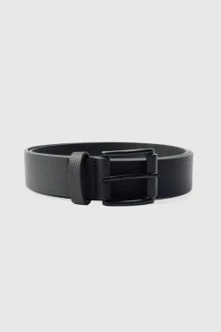 Faux Leather Textured Belt