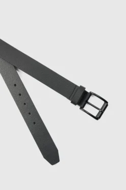 Faux Leather Textured Belt