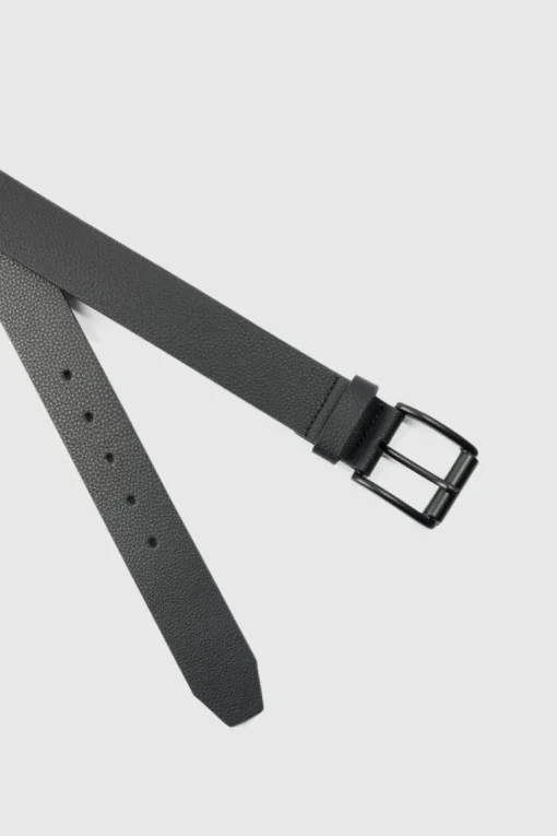 Faux Leather Textured Belt