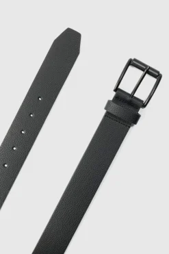 Faux Leather Textured Belt