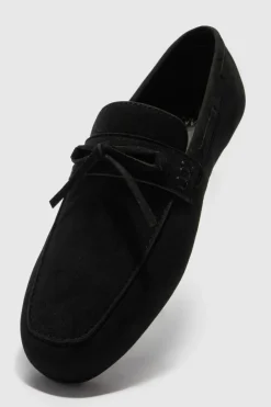 Faux Suede Driving Shoe