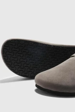 Faux Suede Mule