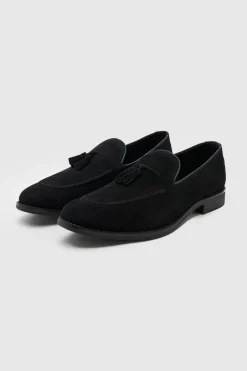 Faux Suede Tassel Loafer