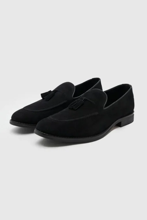 Faux Suede Tassel Loafer