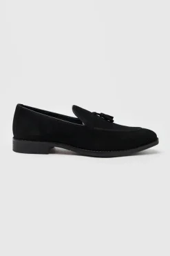 Faux Suede Tassel Loafer