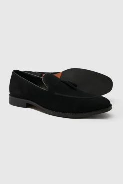 Faux Suede Tassel Loafer