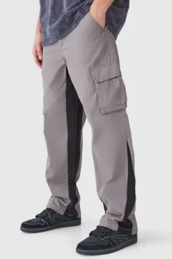Fixed Waist Gusset Cargo Trousers