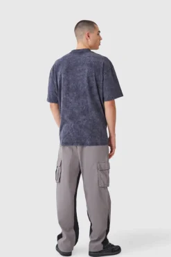 Fixed Waist Gusset Cargo Trousers