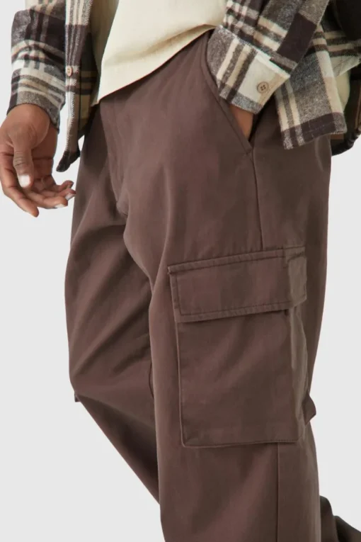 Fixed Waist Relaxed Fit Cargo Trouser