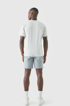 Fixed Waist Skinny Fit Chino Shorts